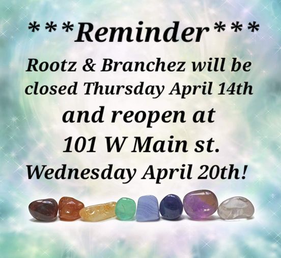 Breaking News! Rootz & Branchez is MOVING!